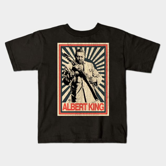 Vintage Albert King Kids T-Shirt by Odd Even